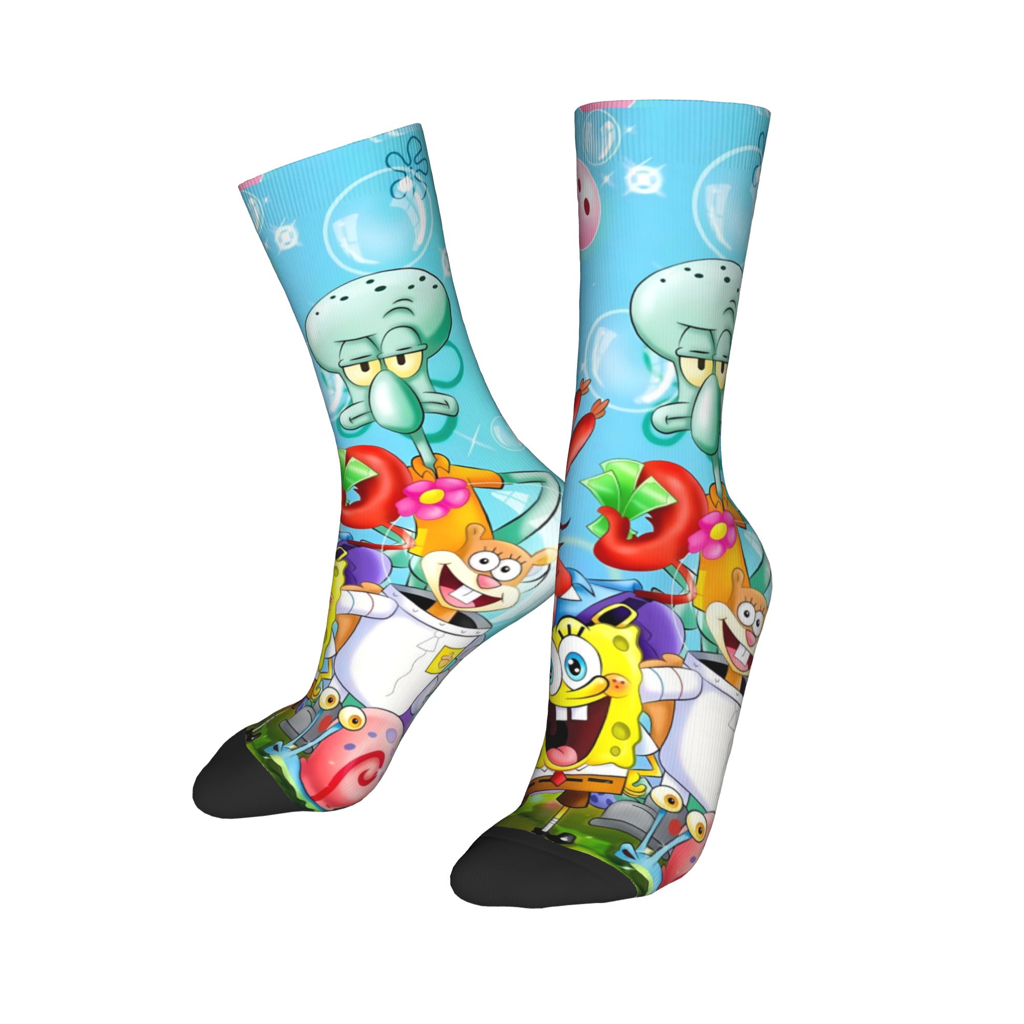Outdoor Sportsman Group - Calzini da uomo SpongeBob: Calze divertenti