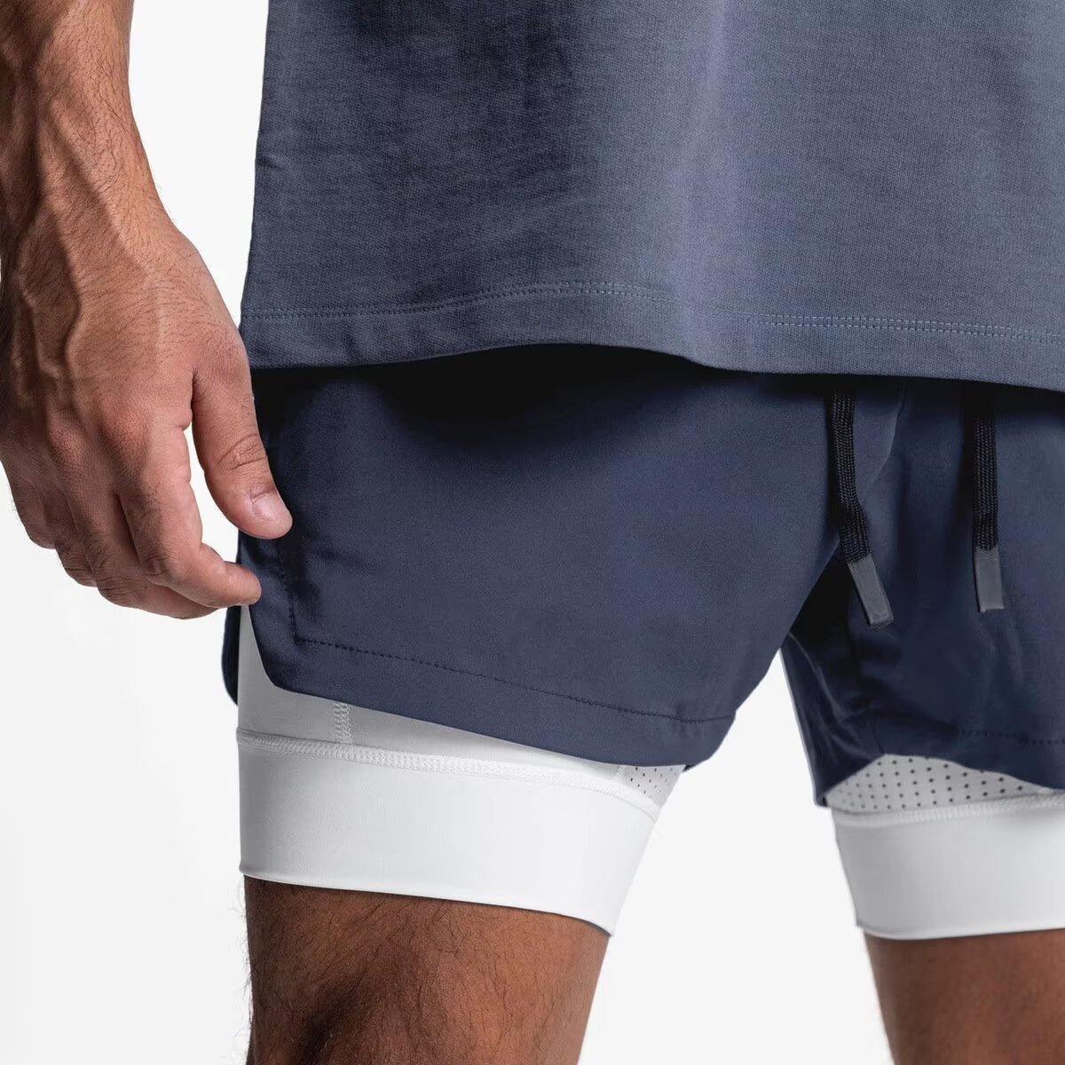 Outdoor Sport Hiking Pants - Pantaloncini da Corsa 2 in 1