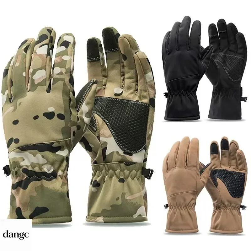 Outdoor Sport Gloves - Guanti da caccia mimetici invernali impermeabili,